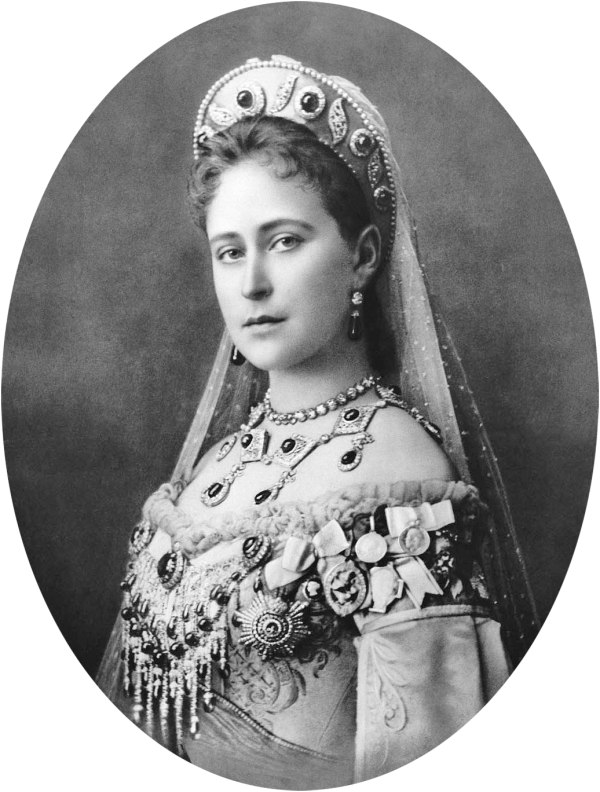 Photograph of Saint Elizabeth in court dress in 1897, before the Martha and Mary community; not a photograph of her as a nun.
