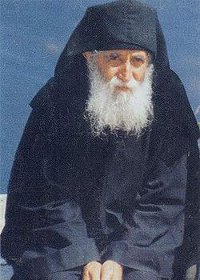 Owner-supplied photographic portrait identified as Saint Paisios of Mount Athos; not a painted icon.