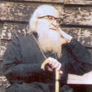 Photograph of Saint Sophrony taken in 1976; not a painted icon.